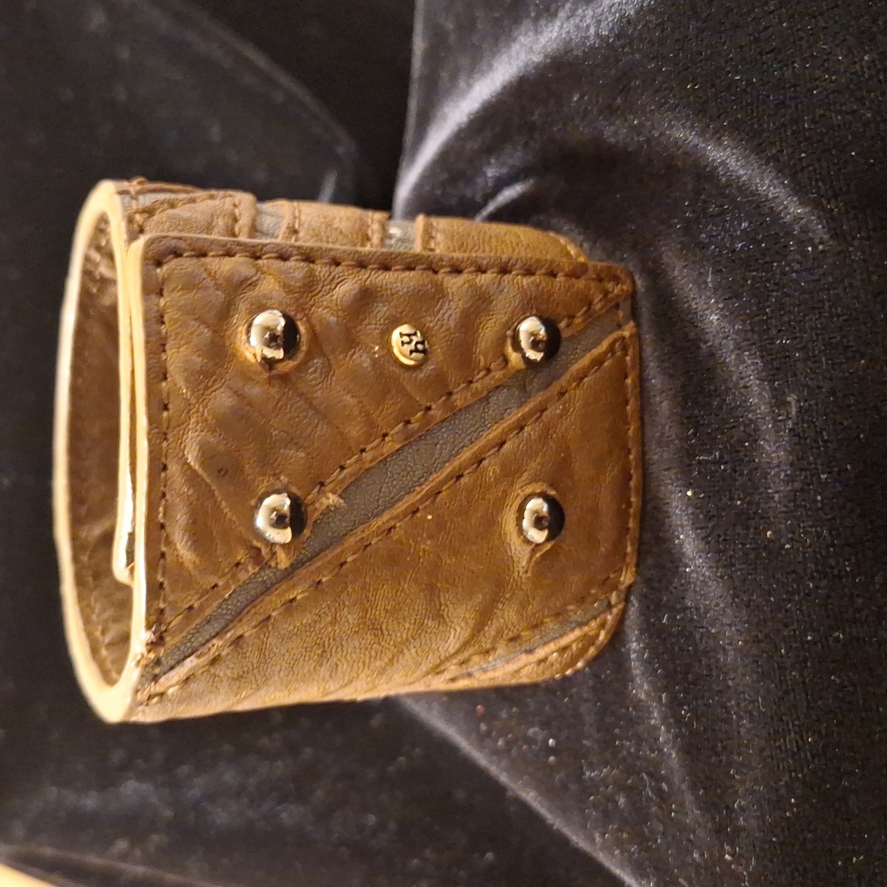 Vintage Leather Brown Cuff Bracelet
